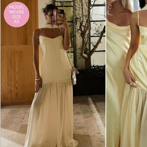 Show Me Your MuMu Cream Maxi Dress